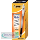 Bic Cristal Grip Medium Ballpoint Pen Black 802800