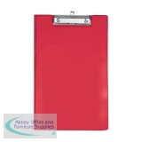 Rapesco Foldover Clipboard A4/Foolscap Red VFDCBOR3