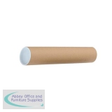 Ambassador Postal Tube 450mm x76mm Diameter Pack of 12 PT-076-15-0450