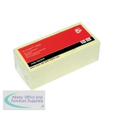 5 Star Re-Move Notes Repositionable Pad of 100 Sheets 38x51mm Yellow [Pack 12]