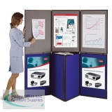 Nobo Showboard 7 Panel Blue/Grey 1901080