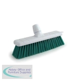 Bentley Colour Coded Stiff Broom 12 Inch Head Green Ref SPC20137G