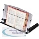 3M Inline Document Holder Freestanding Black/Clear DH640