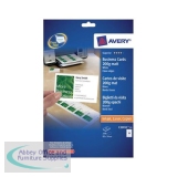 Avery Quick And Clean Laser and Inkjet Business Card 85x54mm White Pack of 25 Sheets C32011-25