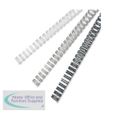 Acco GBC A4 11mm 34-Loop Wires 3:1 Pitch Silver Pack of 100 RG810797