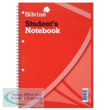 Silvine Spiral Bound Book A4 60 Leaf Ruled Feint 141