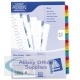 Avery Mylar Numeric Divider Assorted Colours A-Z A4 20-Part 05473501 (FPC)