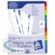 Avery Mylar Alpha Divider Assorted Colours January-December A4 05192501 (FPC)