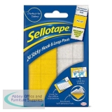 Sellotape Sticky Hook and Loop Pad Wallet 24 504049