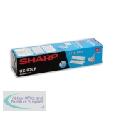 Sharp Thermal Transfer Ribbon Black Pack of 2 UX-92CR