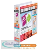 Elba Panorama Presentation Binder A4 2D-Ring 40mm White 400008505