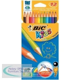 Bic Kids Colouring Pencil Wallet of 12 829029