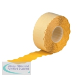 Avery Price Marking Label Single-Line Yellow Roll of 1500 Peelable