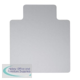 5 Star Office Chair Mat For Carpets PVC Lipped 1150x1340mm Clear/Transparent