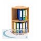 Rotadex Corner Filing Unit 2-Tier for 12 Lever Arch Files D384xH783mm Light Oak Ref CU14