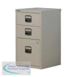 Bisley A4 Homefiler 3 Drawer Lockable Goose Grey PFA3-87