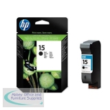 Hewlett Packard No15 Inkjet Cartridge DeskJet Black C6615D C6615DE