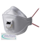 3M 9332 FFP3 Valved Fold-Flat Respirator Pack of 10 GT500013203