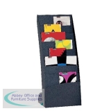 Fast Paper Curved Literature Display Black 285.01