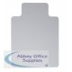 Cleartex Chair Mat PVC with Lip for Deep Pile 4mm Carpet 1150x1340mm 11341540LV