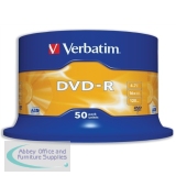 VM43548 - Verbatim DVD-R 16X Pack of 50 43548