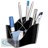 CEP Isis Desktop Organiser Robust Elegant Moulded Polystyrene Black Ref 2136101