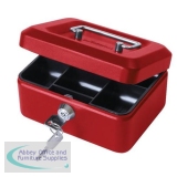 Helix Value Cash Box 6 inch Red WN6060