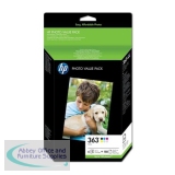 Hewlett Packard Photo Inkjet Cartridge x6 and Photo Papers Q7966EE