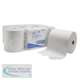Scott Hand Towel Roll 1-Ply Airflex White Pack of 6 6667