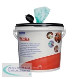 Wypall Kimtuf Hand Cleaning Wipes Bucket 90 Sheets Size 270x270mm Ref 7775