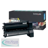 Lexmark C780/C782/X782E Return Programme High Yield Toner Cartridge Yellow C780H1YG