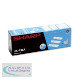 Sharp UXP400H/UX450H/UXD50DH Thermal Transfer Ribbon Black Pack of 3 UX-93CR