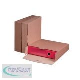Smartbox Lever Arch Mailer Two-way Secure Flap Internal W320xD288xH50mm Brown Ref 143390114 [Pack 20]