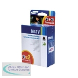 Samsung SF-370/SF-375TP Fax Inkjet Cartridge Black Twin Pack INK-M41V/ELS