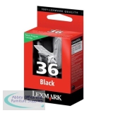 Lexmark No36 X3650/X4650 Return Programme Inkjet Cartridge Black 18C2130E