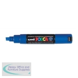 uni Posca PC8K Marker Broad Tip Line Width 8mm Blue Ref 9002201 [Pack 6]