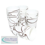 Milano Insulated Cups Waxed for Hot Beverages 8oz Ref PBL8409684 [Pack 34]