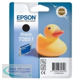 Epson Stylus RX420 Inkjet Cartridge Black 8ml T0551 C13T055140