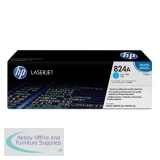 Hewlett Packard No824A LaserJet Toner Cartridge Cyan CB381A