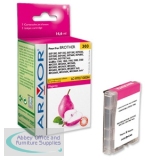 Office Basics Brother Remanufactured Inkjet Cartridge Magenta LC1000M