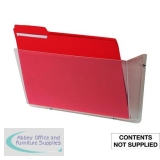 Deflecto Non Breakable Wall File Pocket A4 Clear