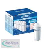 Brita Classic Refill Cartridge for Water Filter Ref 100406 [Pack 6]