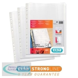 Bantex Expanding Punched Pocket Clear Pack of 10 A4 100080753