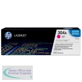 Hewlett Packard No304A Colour LaserJet Toner Cartridge Magenta CC533A