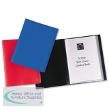 5 Star Soft Cover Display Book 10 Pockets A4 Black