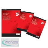 5 Star Laminating Pouches 150 Micron for A4 Glossy [Pack 100]