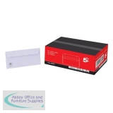 5 Star Envelopes Wallet Peel and Seal 100gsm White DL Ref [Pack 500]