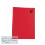 5 Star Manuscript Book Casebound 70gsm Ruled 192 Pages A4 [Pack 5]