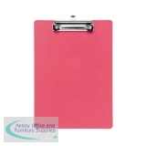 5 Star Clipboard Plastic Durable with Rounded Corners A4 Pink