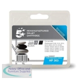 5 Star Compatible Inkjet Cartridge Page Life 410pp Black [HP No. 363 C8721EE Alternative]